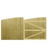 M2M Driveway Tongue & Groove Fully Framed Arch Top Gates upto 150cm x 305cm