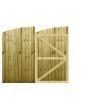 M2M Driveway Feather Edge Fully Framed Arch Top Gates upto 180cm x 213cm