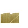 M2M Driveway Tongue & Groove Semi-Braced Arch Top Gates upto 120cm x 213cm