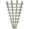 Small 3ft Fan Trellis (Privacy Design) Pack of 8