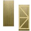 Tongue & Groove Stock Gate Fully Framed Flat Top H.6ft x W.75cm