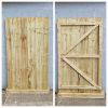 Feather Edge Fully Framed Flat Top [H.1800xW.1050mm] Gate