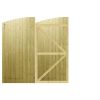 M2M Driveway Tongue & Groove Fully Framed Arch Top Gates upto 210cm x 213cm