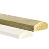 Wooden Fence Panel Chunky Capping Rail (6ft x 40mm x 25mm)