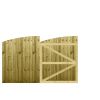 M2M Driveway Feather Edge Fully Framed Arch Top Gates upto 150cm x 244cm