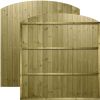 6ft x 6ft Tongue & Groove Fully Framed Dome Top Panel