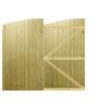 M2M Driveway Tongue & Groove Semi-Braced Arch Top Gates upto 210cm x 244cm