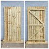 Feather Edge Fully Framed Flat Top [H.1800xW.900mm] Gate