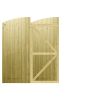 M2M Driveway Tongue & Groove Fully Framed Arch Top Gates upto 210cm x 183cm