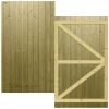 Tongue & Groove Stock Gate Fully Framed Flat Top H.6ft x W.105cm