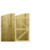 M2M Driveway Feather Edge Fully Framed Arch Top Gates upto 180cm x 183cm