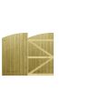 M2M Driveway Tongue & Groove Semi-Braced Arch Top Gates upto 150cm x 183cm