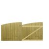 M2M Driveway Tongue & Groove Semi-Braced Arch Top Gates upto 120cm x 274cm