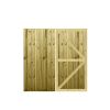 M2M Driveway Feather Edge Fully Framed Flat Top Gates upto 180cm x 183cm