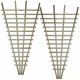 Large 6ft Flat Fan Trellis (Privacy Design) SINGLE