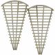 Large 6ft Arch Fan Trellis (Privacy Design) SINGLE